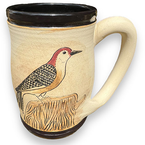 Eugene Etched Bird Mug DP4015 SOLD